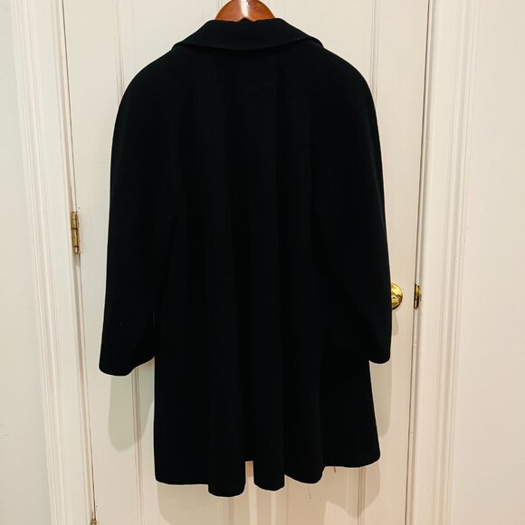 Vintage Burberry London 100% Wool Jacket Peacoat US 14 R Women Rare - Picture 8 of 16